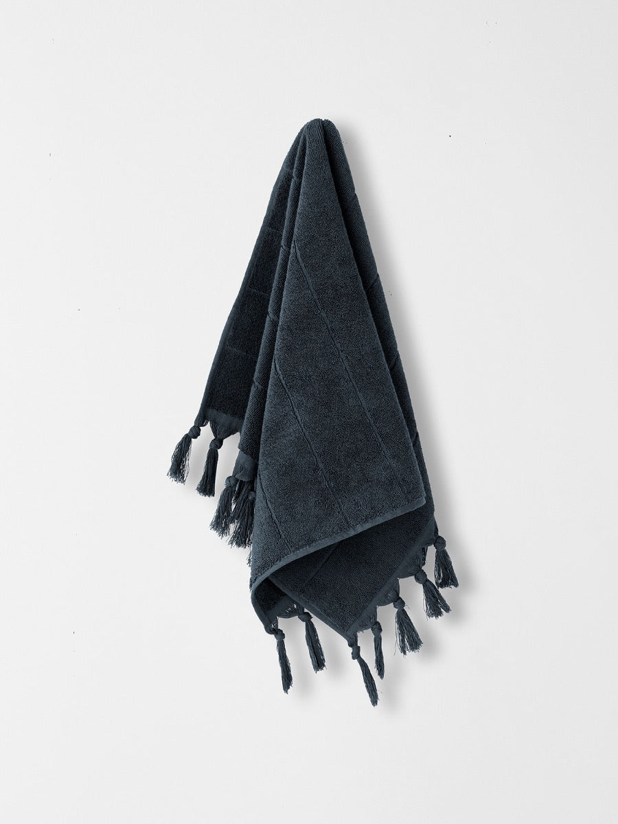 Paros Hand Towel in Slate