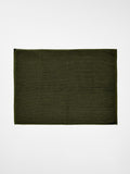 Paros Rib Bath Mat in Olive Night