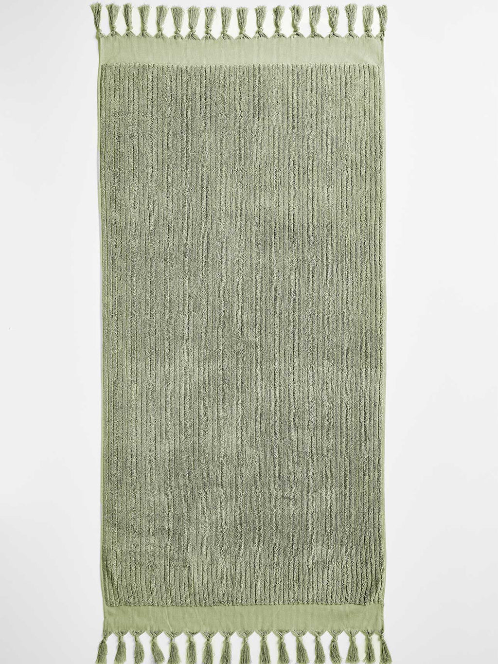 Paros Rib Bath Sheet in Fennel