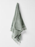 Paros Rib Bath Towel in Sage
