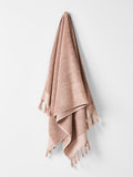 Paros Rib Bath Towel in Shell