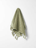 Paros Rib Hand Towel in Fennel