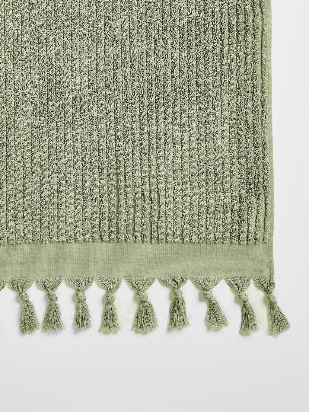 Paros Rib Hand Towel in Fennel