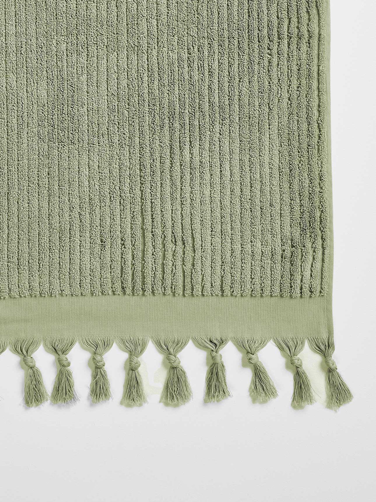 Paros Rib Hand Towel in Fennel