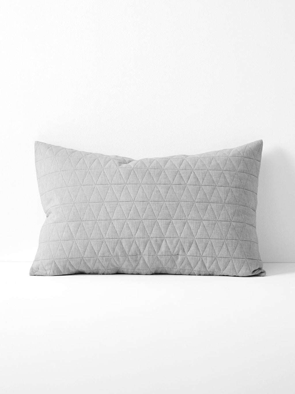 Quilted Standard Pillowcase in Dove