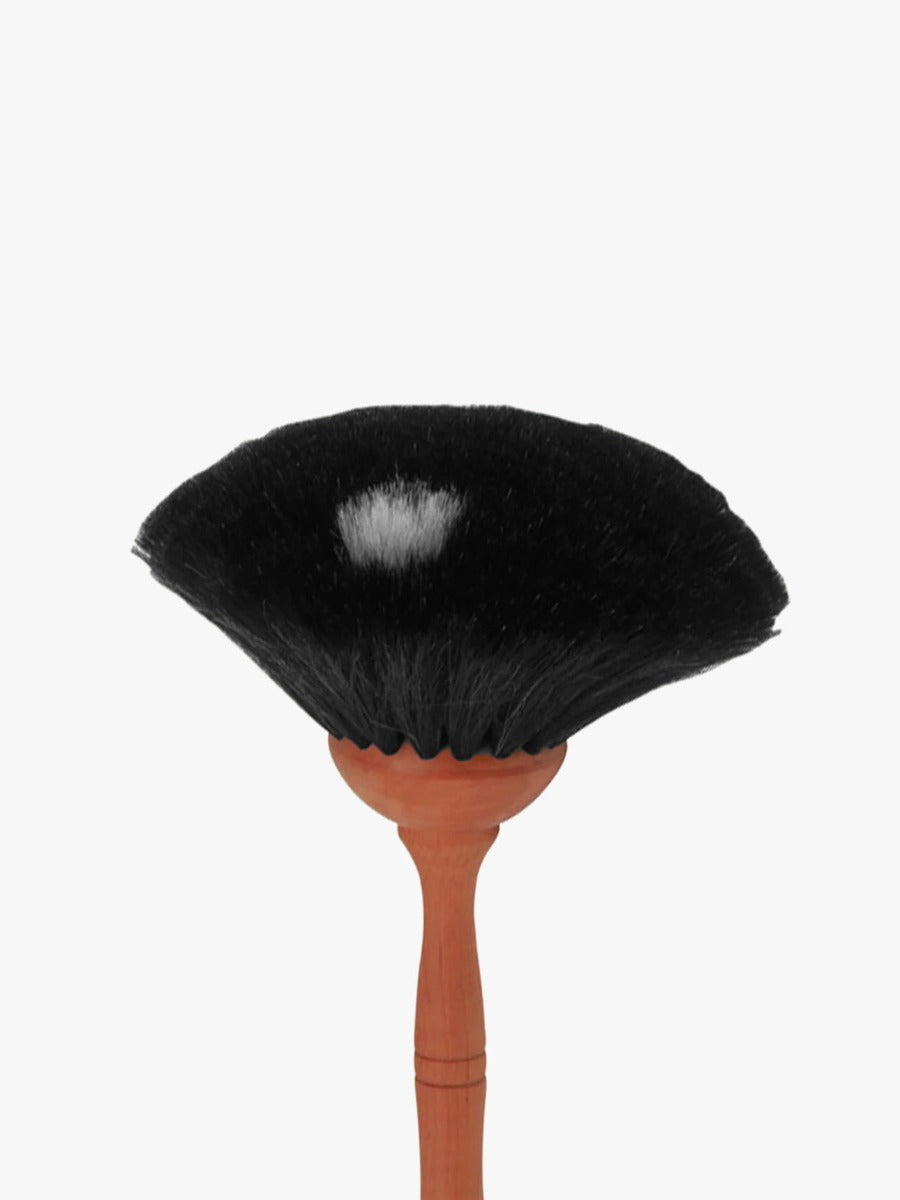 Goat Hair Duster in Black