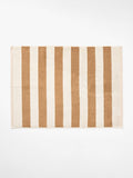 Riviera Stripe Bath Mat in Pecan