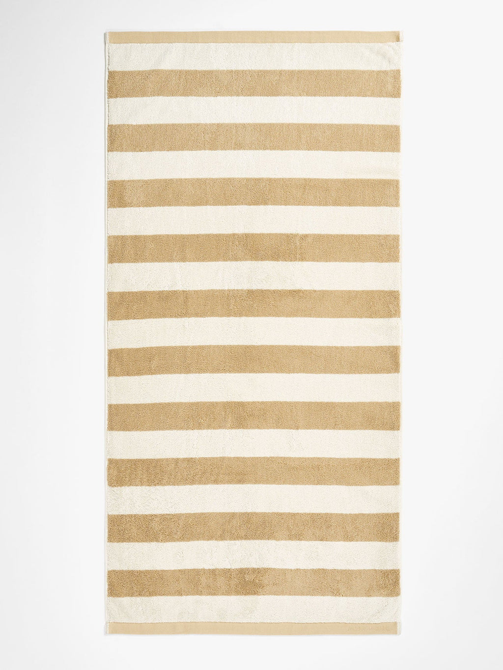 Riviera Stripe Bath Towel in Caramel
