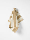 Riviera Stripe Hand Towel in Caramel