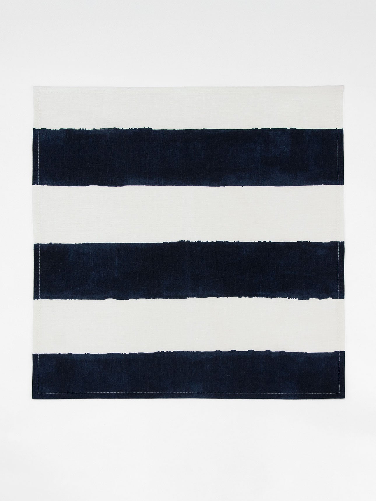 Riviera Stripe Napkins in French Navy - Set of 4
