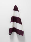 Riviera Stripe Napkins in Mulberry - Set of 4