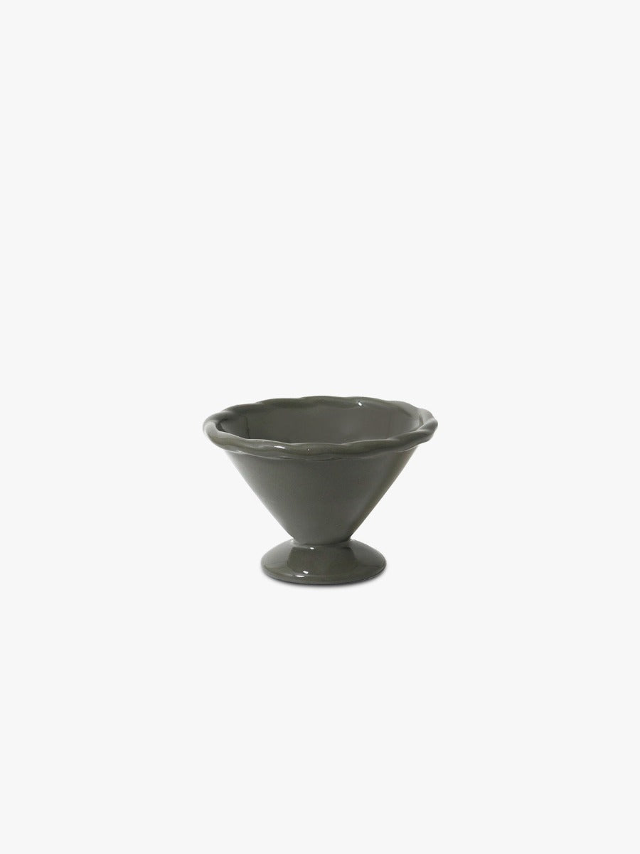 Vintage Table Elevated Condiment Bowls in Olive - Set of 3