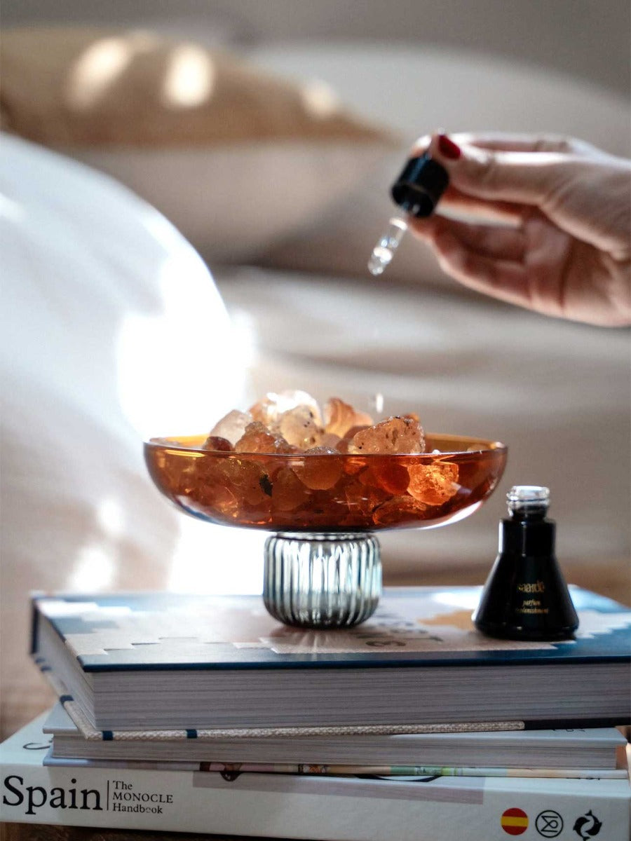 Amber Home Fragrance Set in Byakudan