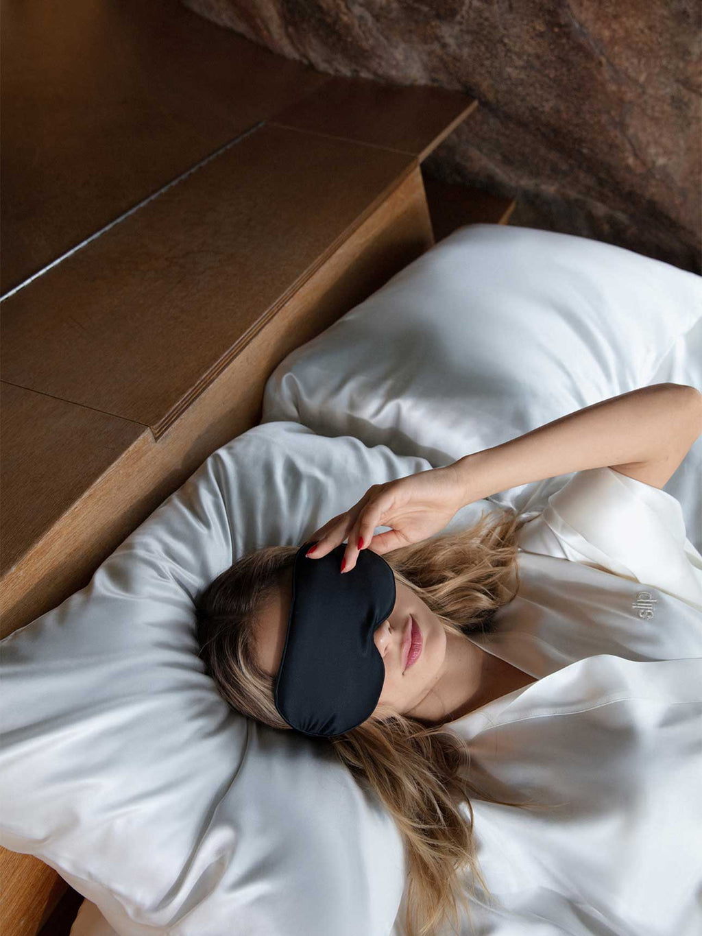 Silk Sleep Mask in Pink
