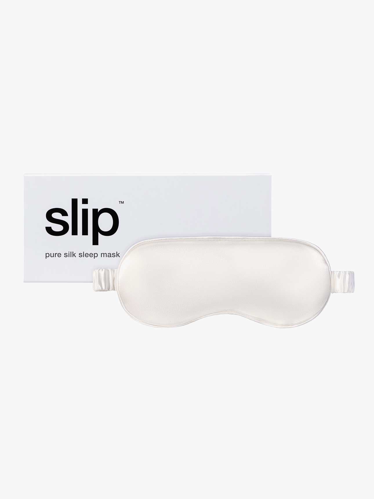Silk Sleep Mask in White