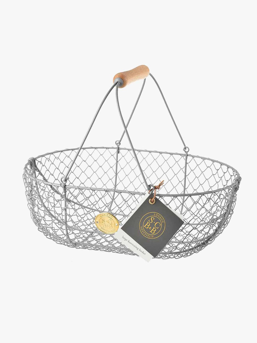Harvest Basket in Grey
