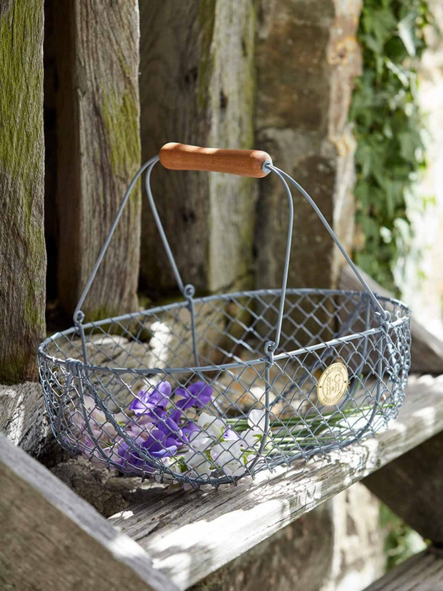 Harvest Basket in Grey