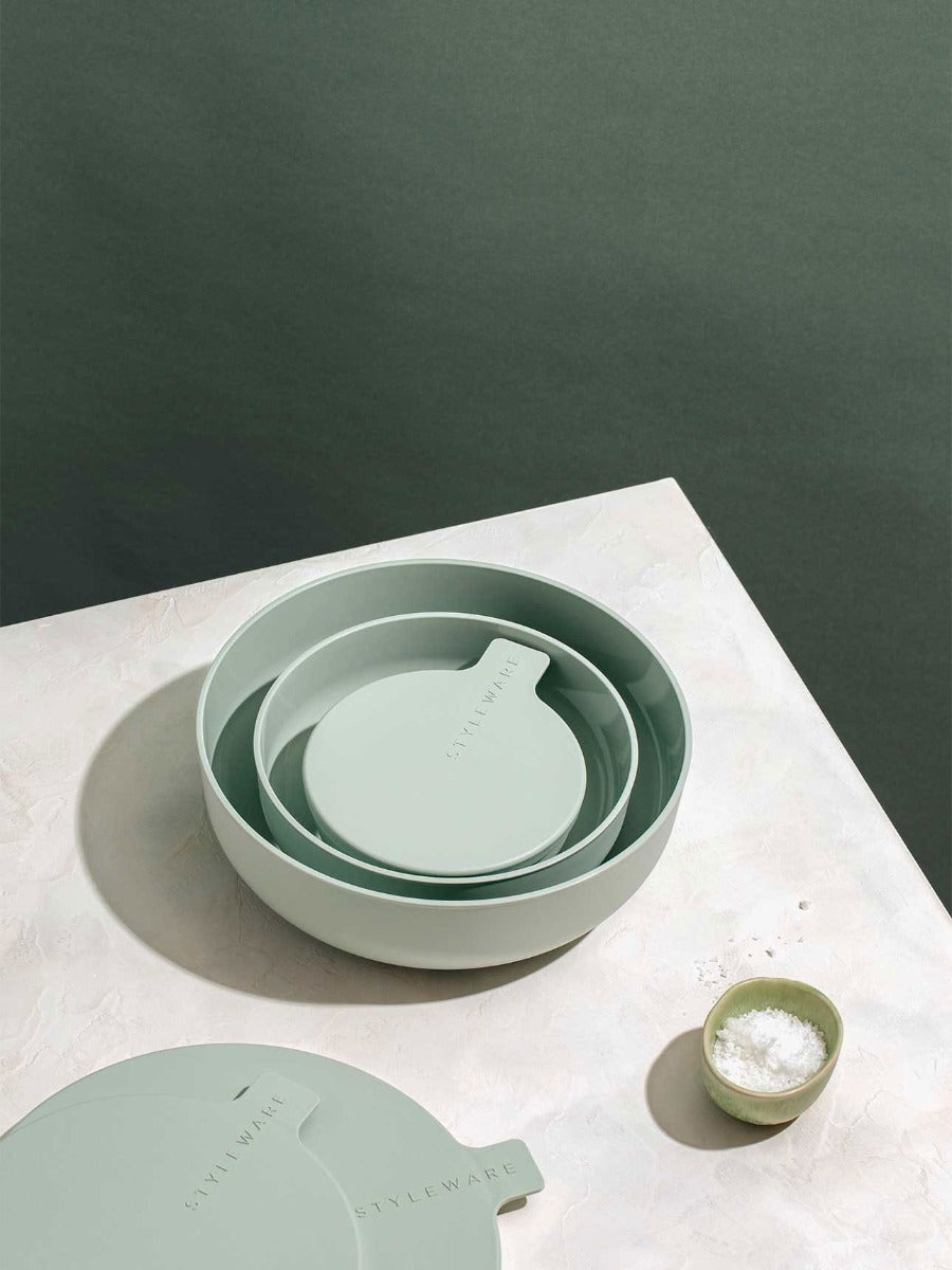 Nesting Bowls in Eucalyptus - Set of 4
