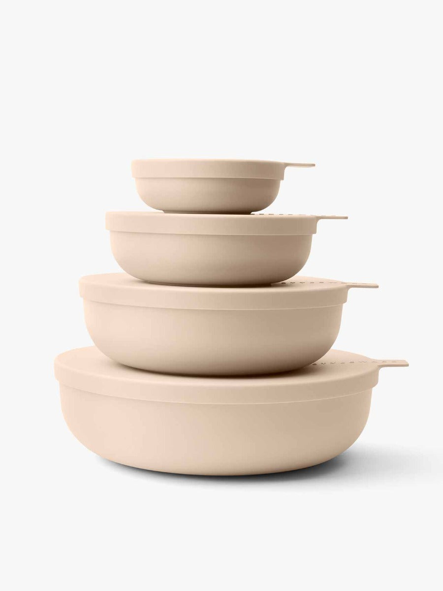 Nesting Bowls in Biscotti - Set of 4
