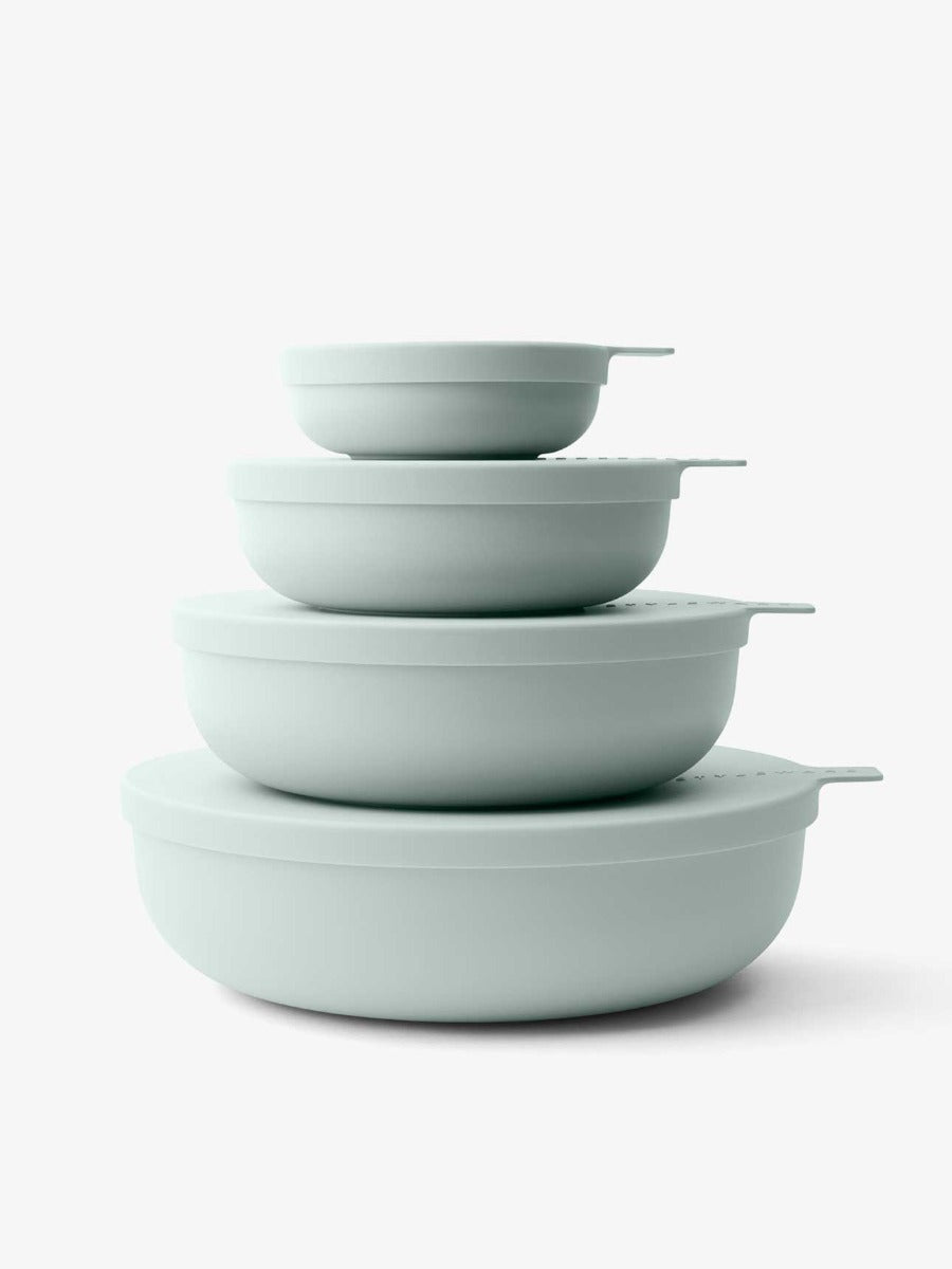 Nesting Bowls in Eucalyptus - Set of 4