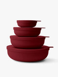 Nesting Bowls in Merlot - Set of 4