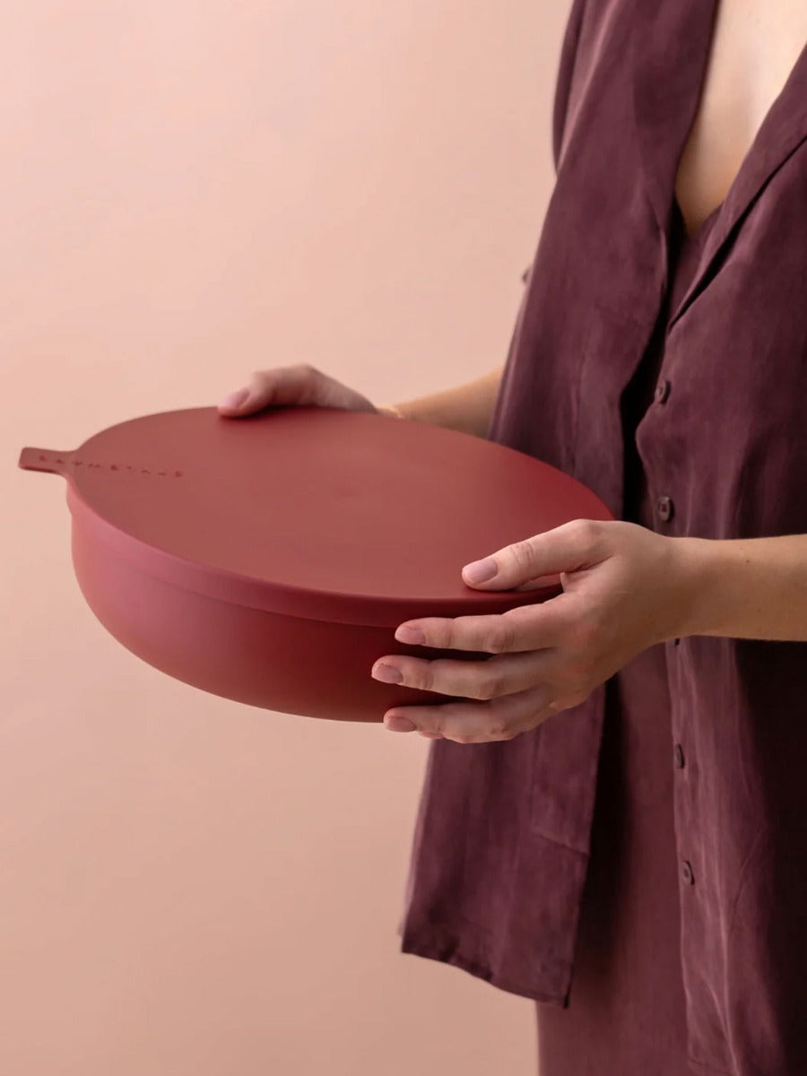 Nesting Bowls in Merlot - Set of 4