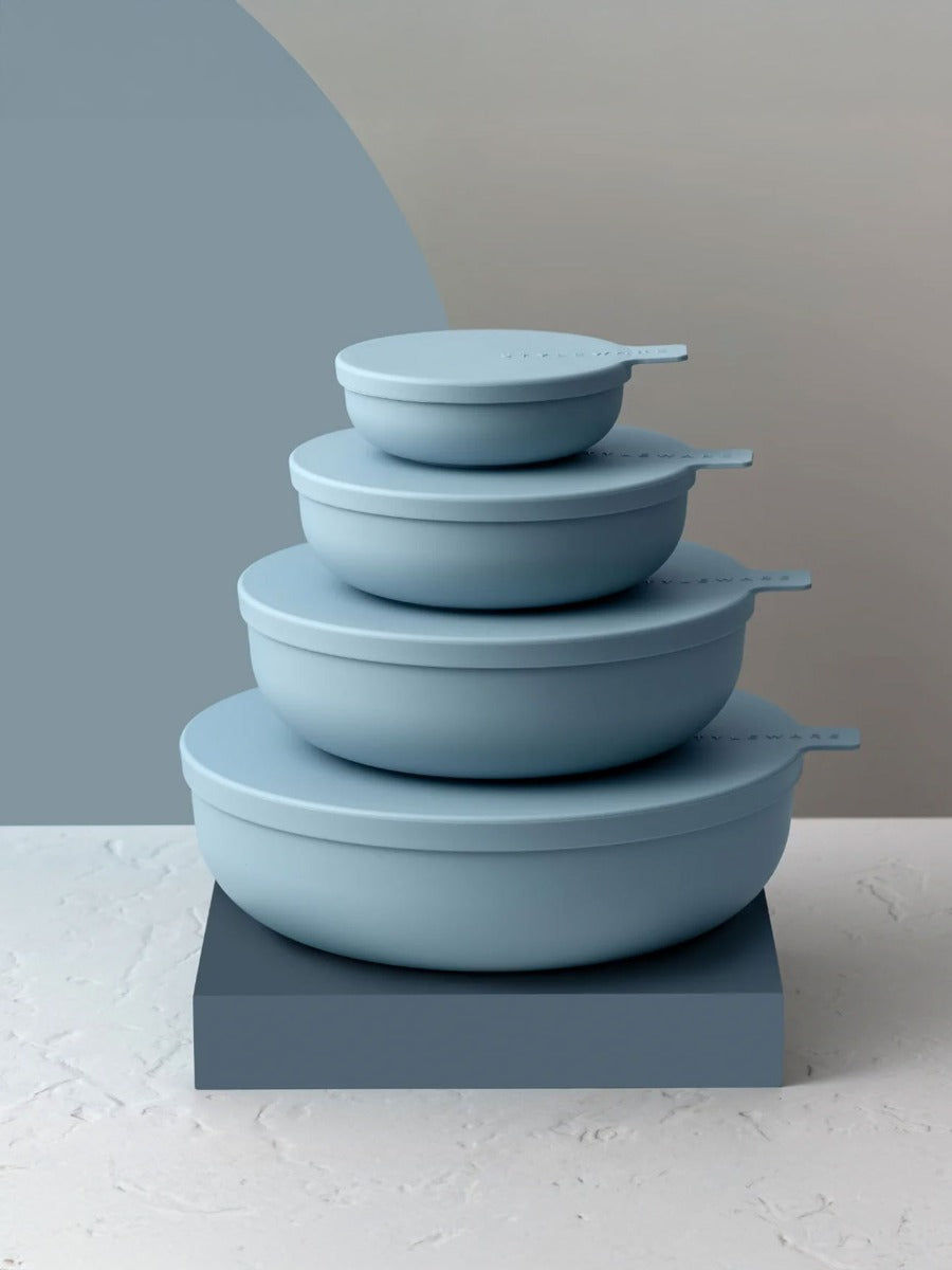 Nesting Bowls in Sky - Set of 4