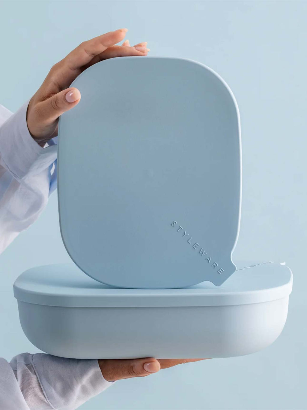 Nesting Tray in Sky - 2-Piece Set