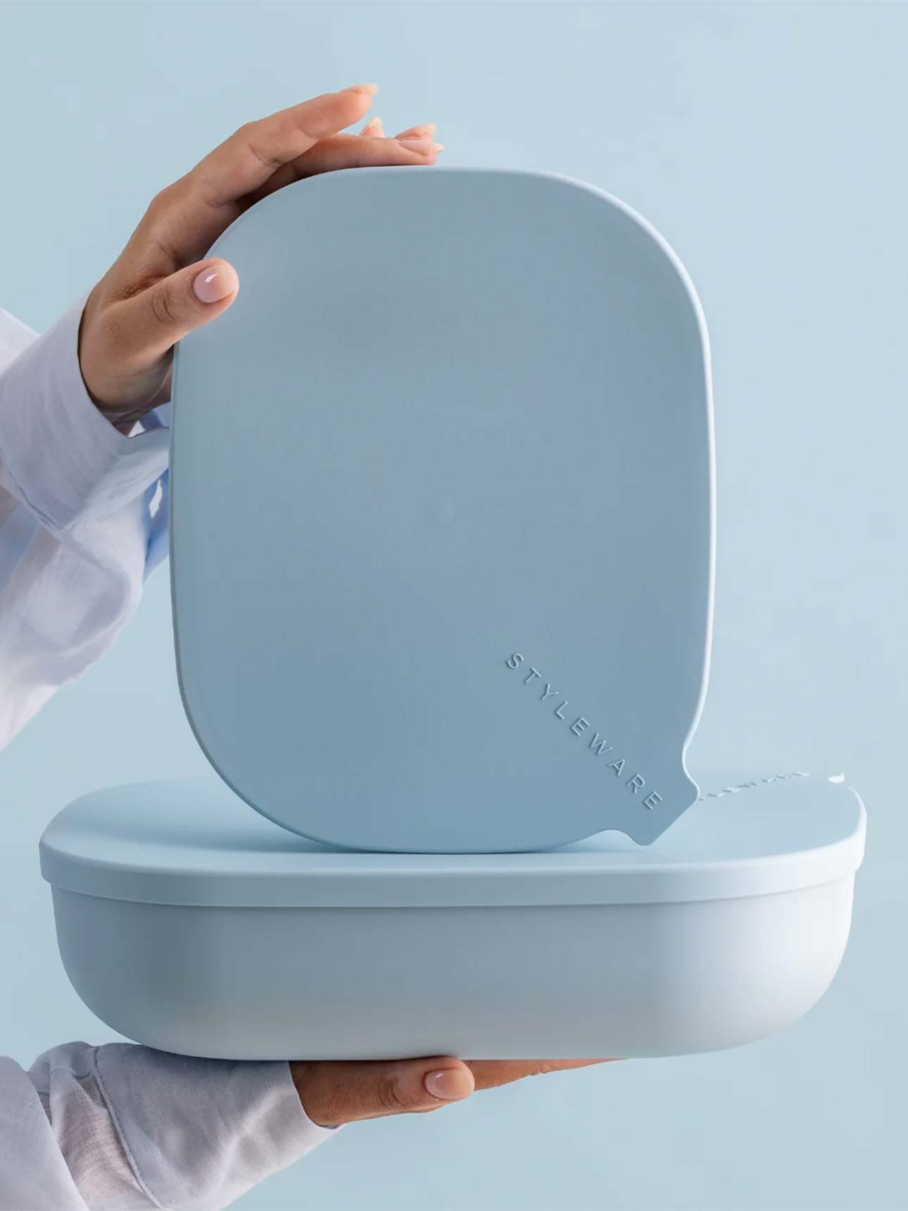 Nesting Tray in Sky - 2-Piece Set