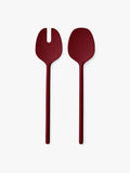 Salad Servers in Merlot