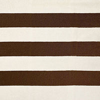 Ava Stripe Tea Towel in Chocolate