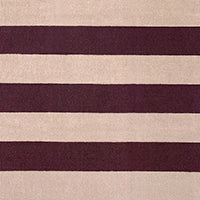 Ava Stripe Tea Towel in Mulberry