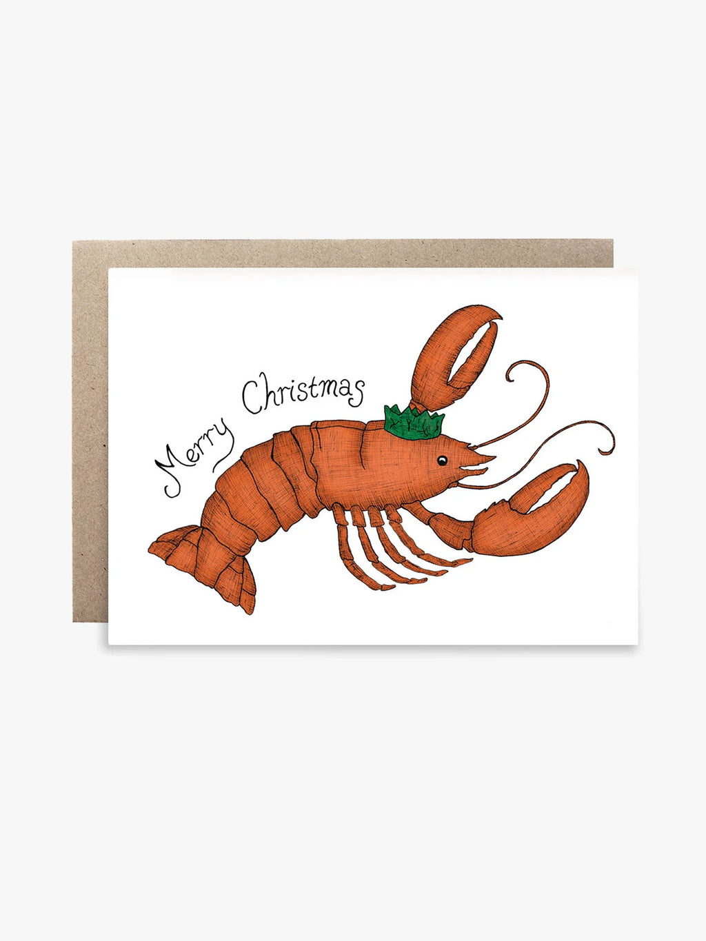 Lobster Christmas Card