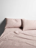 Ticking Stripe Sheet Set in Bronze