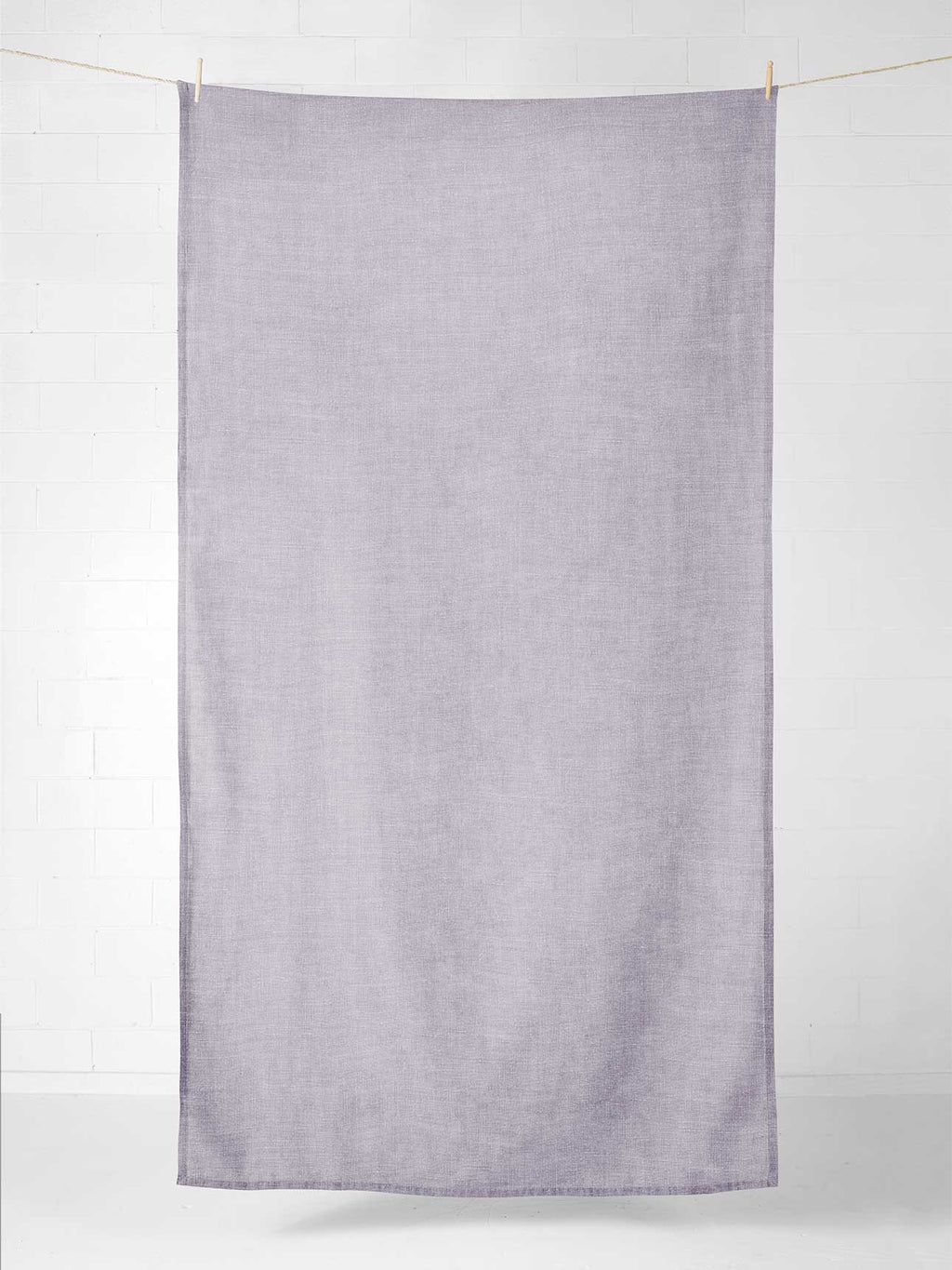 Vintage Linen Tablecloth in Lavender