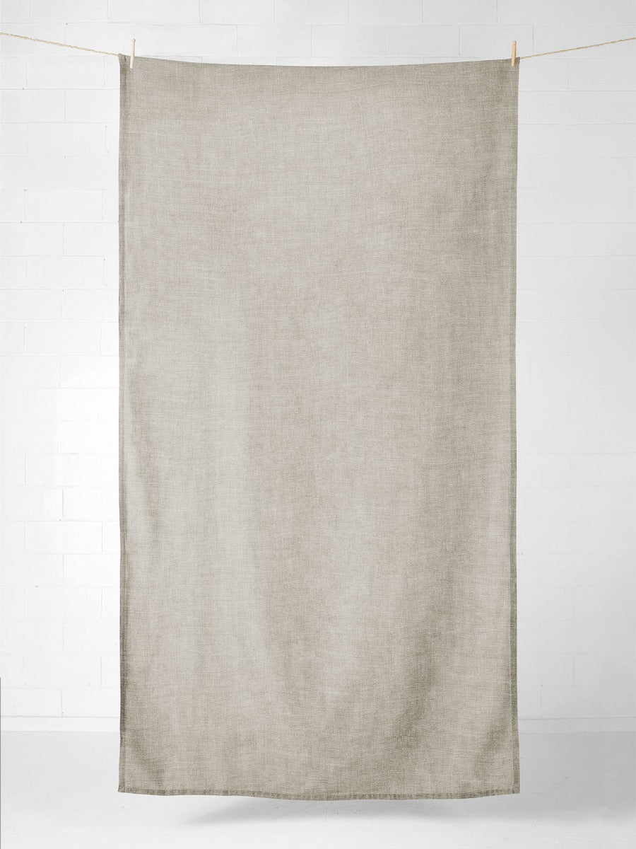 Vintage Linen Tablecloth in Natural