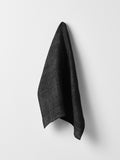 Vintage Linen Napkins in Black - Set of 4