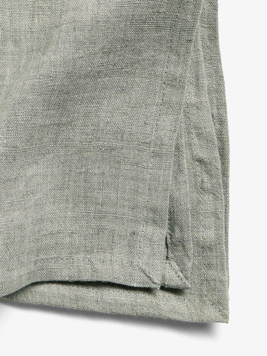 Vintage Linen Napkins in Mink - Set of 4