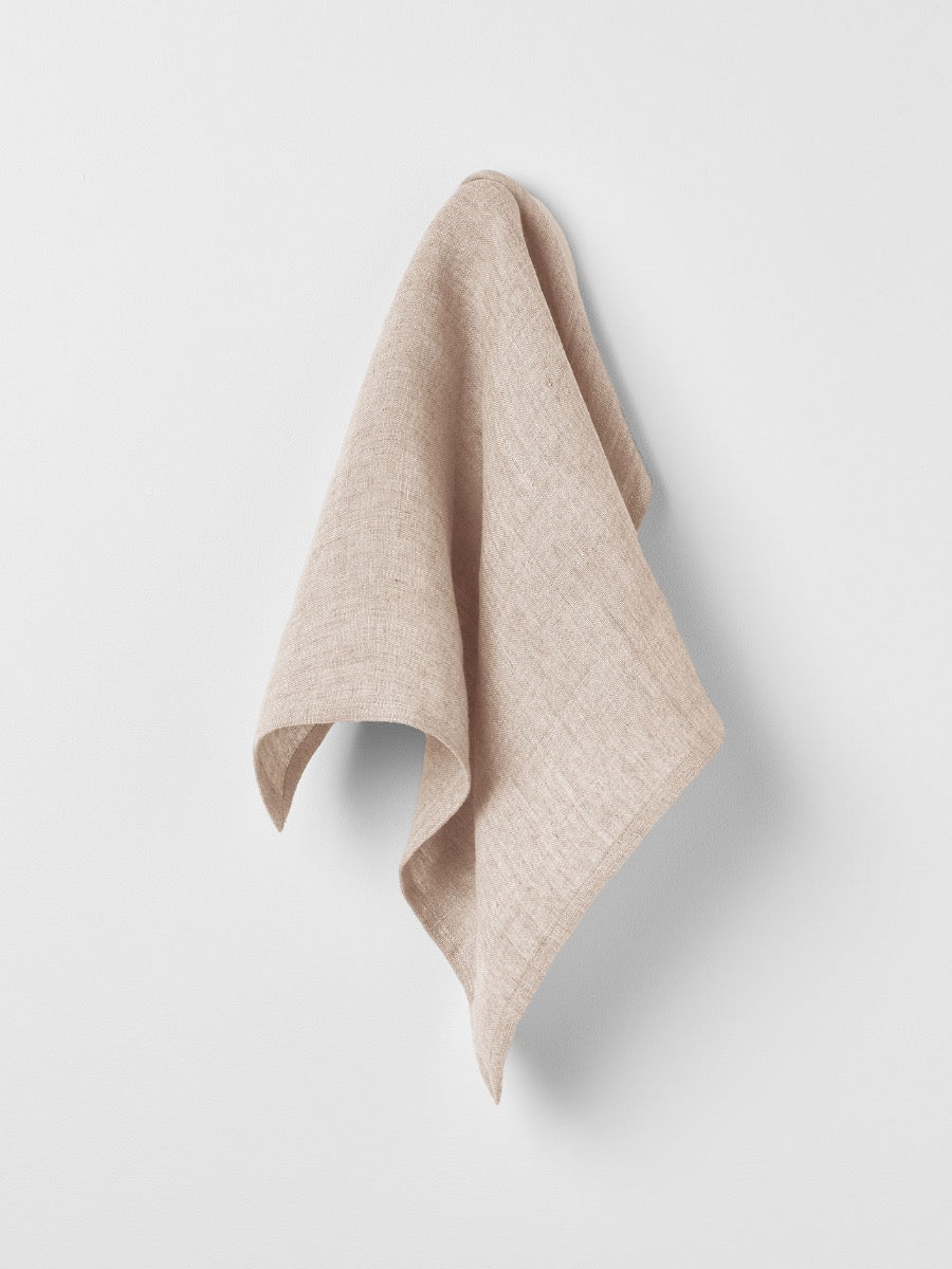 Vintage Linen Napkins in Shell - Set of 4