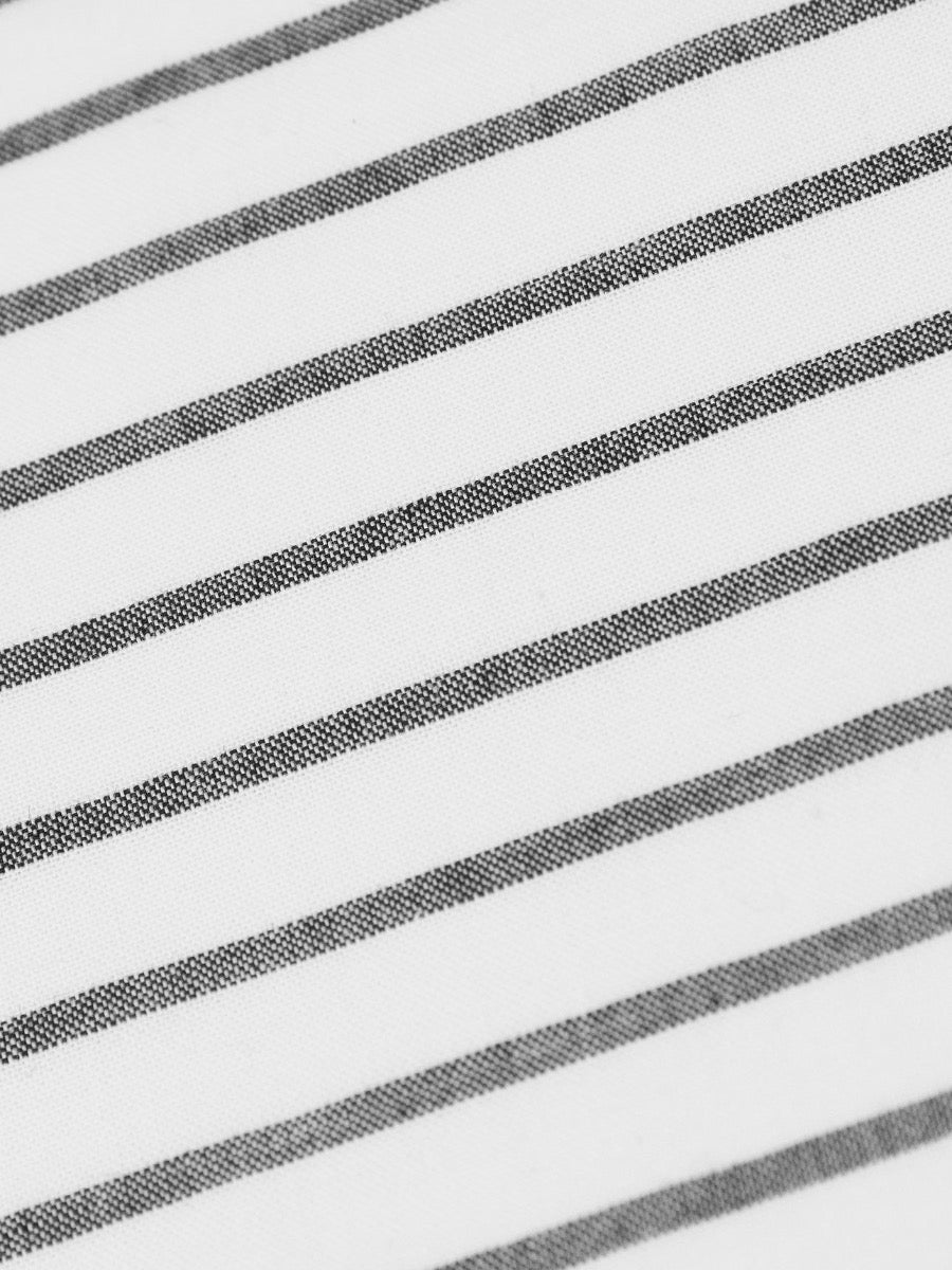 Vintage Stripe Sheet Set in Smoke