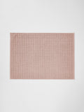 Waffle Bath Mat in Pink Clay