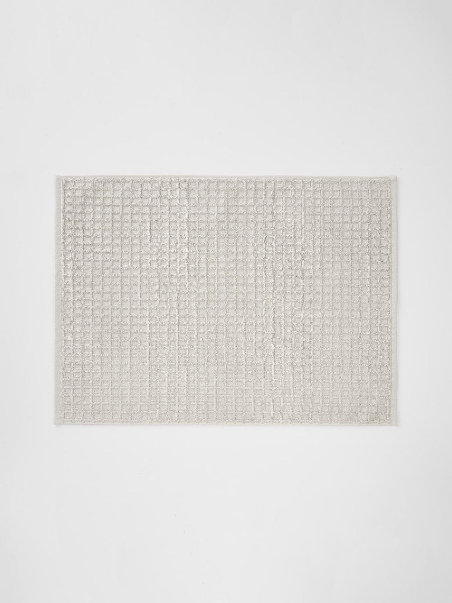 Waffle Bath Mat in Natural