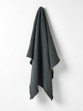 Stonewash Waffle Throw in Greystone