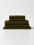 Waffle Bath Towel Set in Khaki