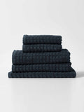 Waffle Bath Towel Set in Slate