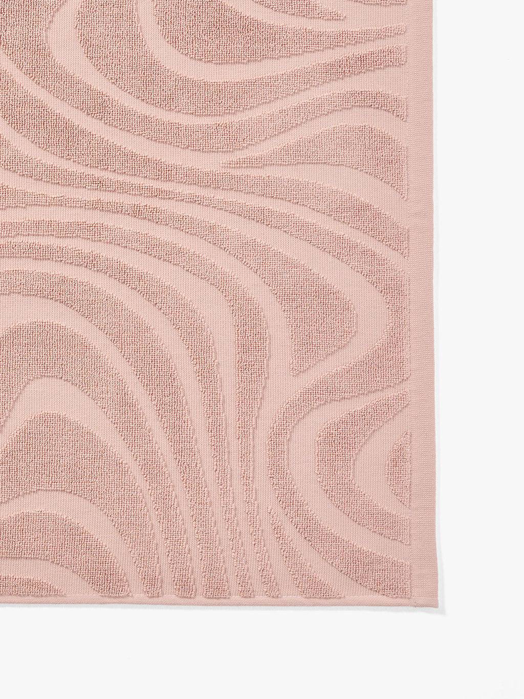 Wave Australian Cotton Bath Mat in Shell