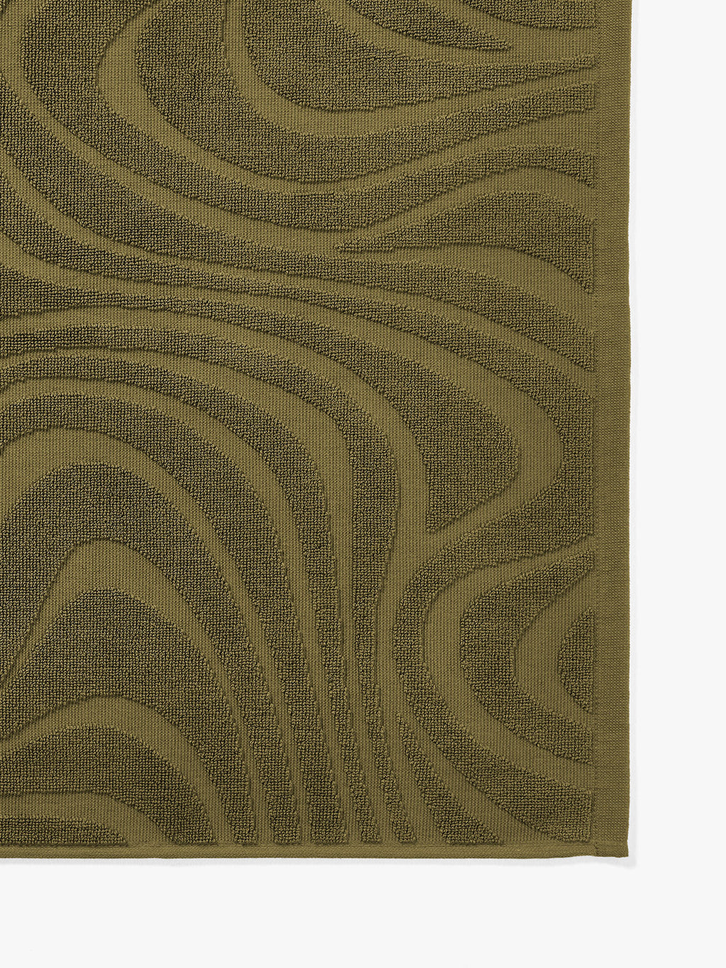Wave Australian Cotton Bath Mat in Willow