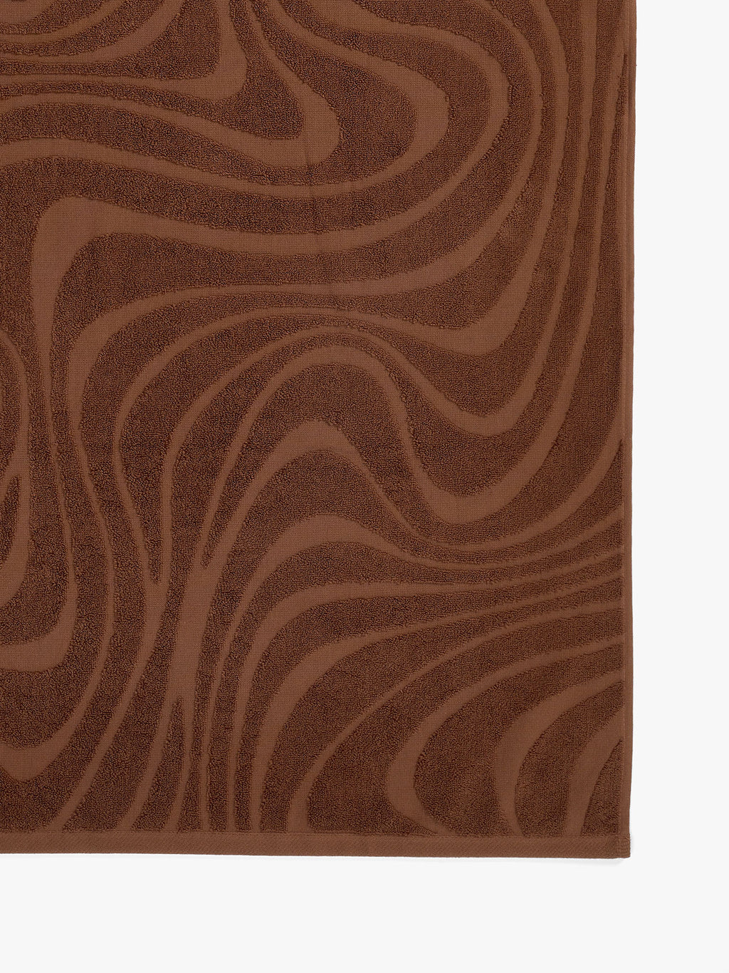 Wave Australian Cotton Bath Sheet in Pecan