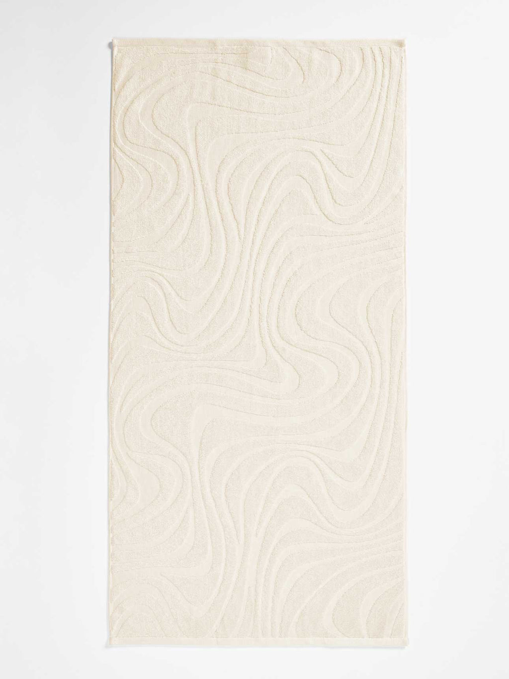 Wave Australian Cotton Bath Towel Set in Sand