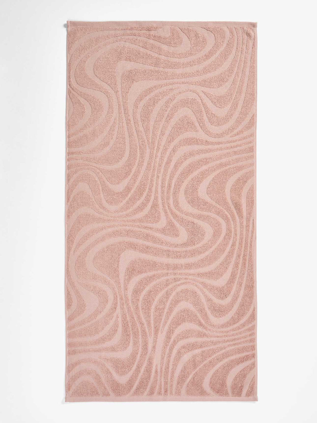 Wave Australian Cotton Bath Sheet in Shell
